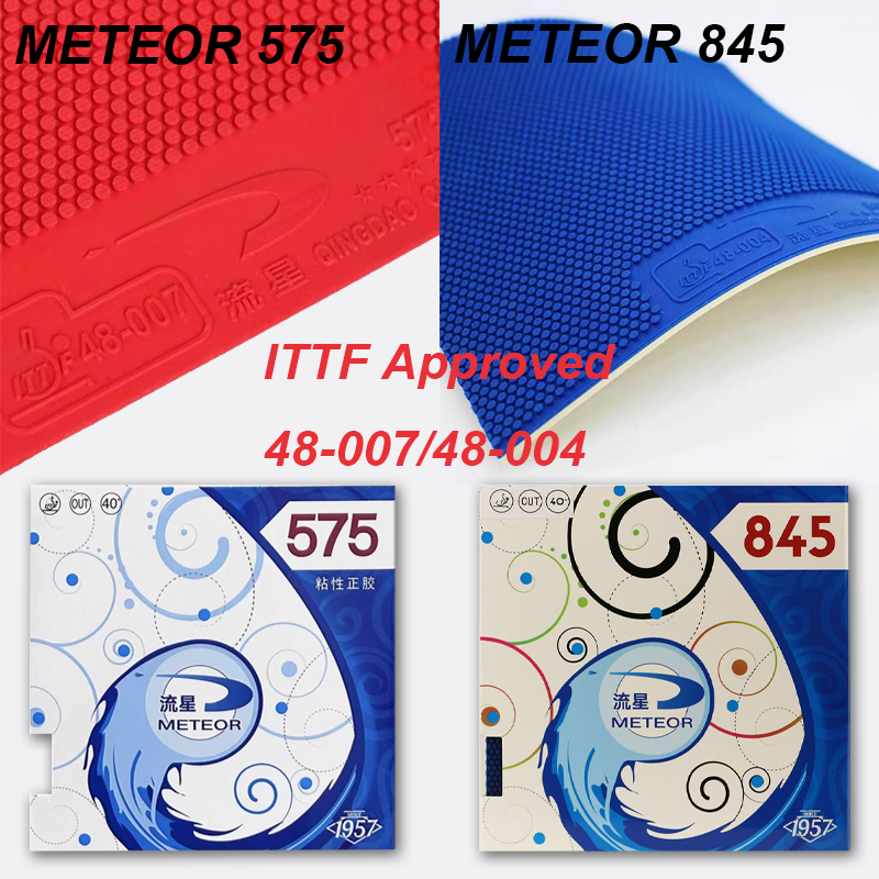 Table Tennis Paddle Set - METEOR 845 575 Pimples Out Table