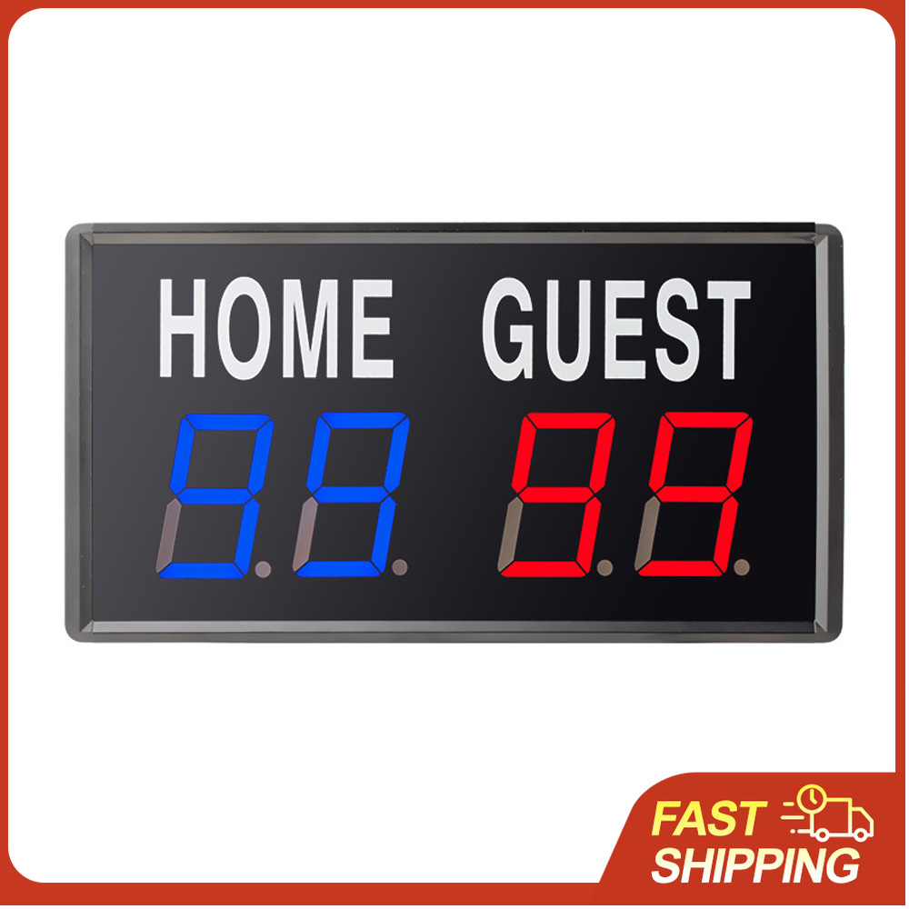 Table Tennis How To Play - 4-Digit LED Electronic Score Keeper Scoreboard