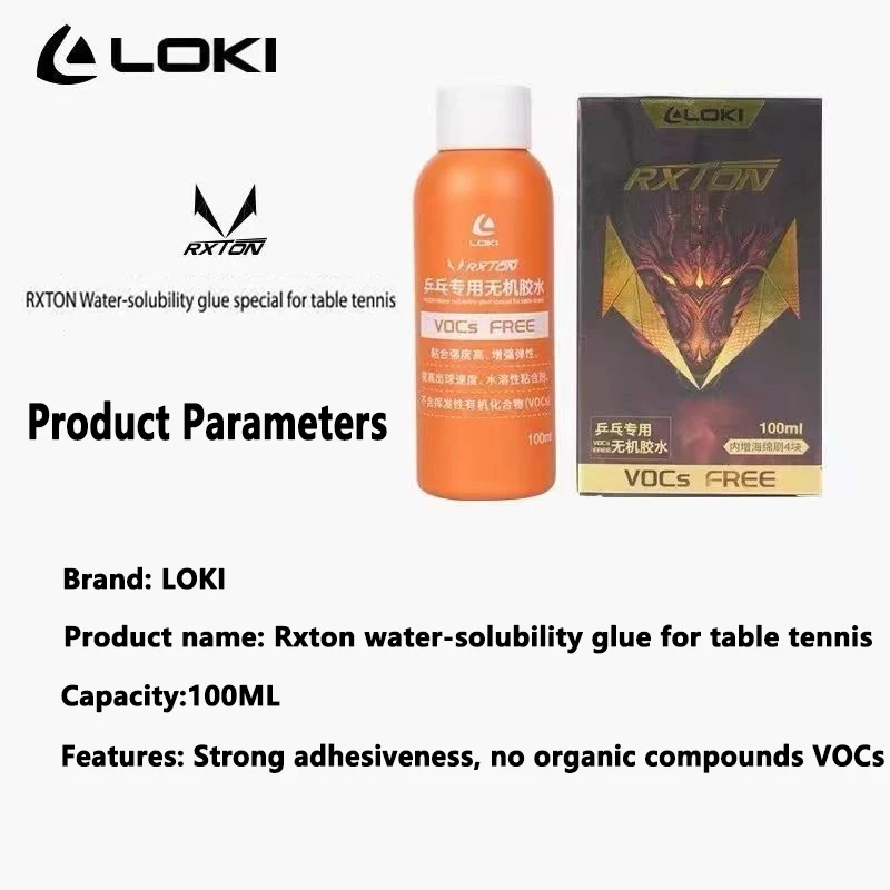 LOKI Waterbased Glue 100ml Wat – Table Tennis Venue Bewertung und Preis