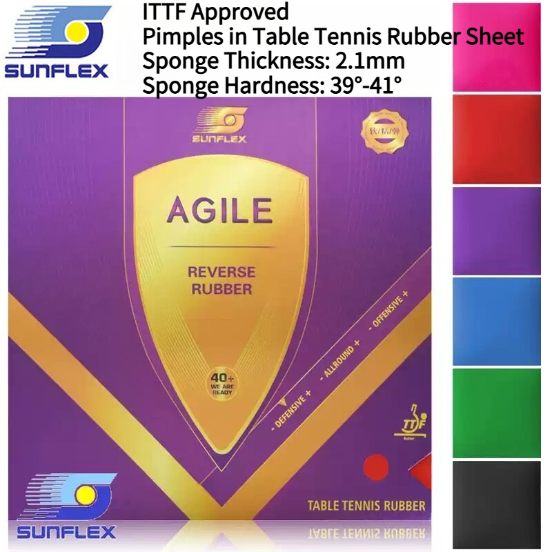 SUNFLEX AGILE Colorful Table T – Table Tennis Rubber Protective Film Bewertung und Preis