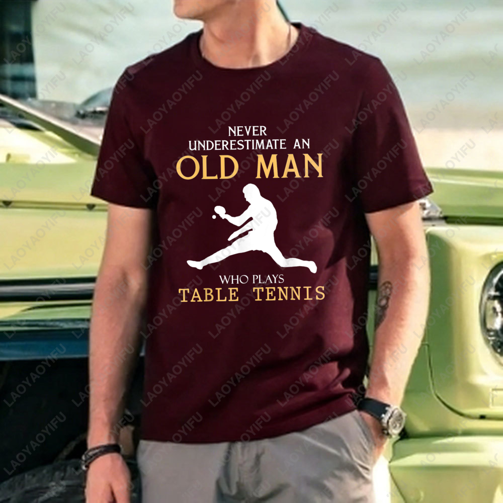 Never Underestimate An Old Man – Table Tennis Graphics Bewertung und Preis