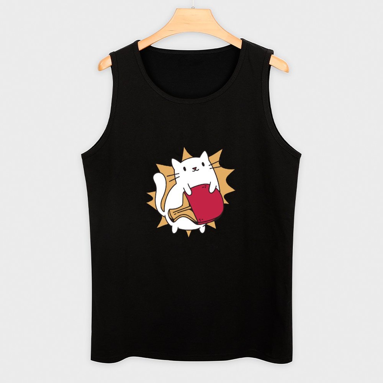Cat plays table tennis Tank To – Table Tennis Graphics Bewertung und Preis