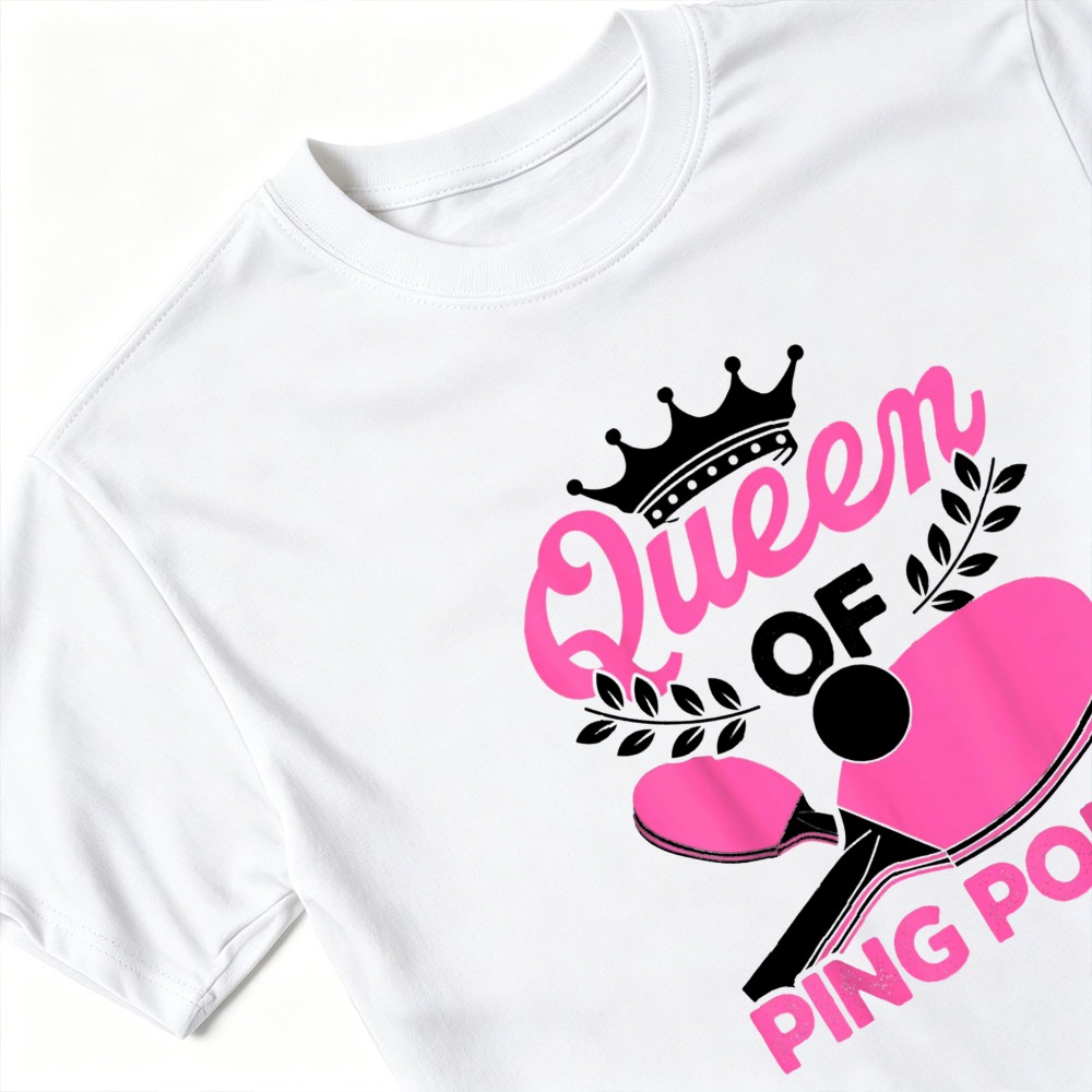 Ping Pong Queen Graphic T Shir – Table Tennis Graphics Bewertung und Preis