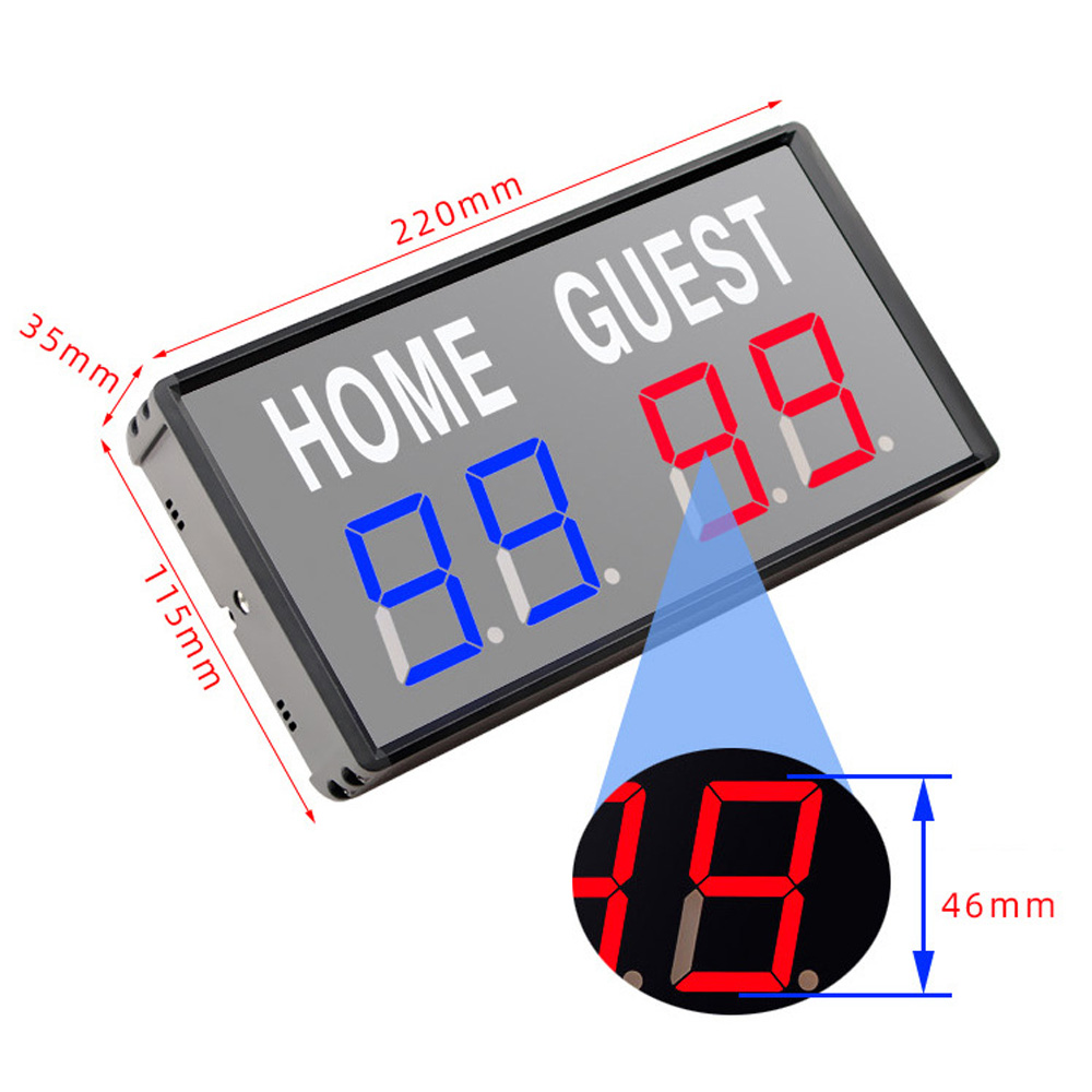 4-Digit LED Electronic Score K – Table Tennis How To Play Bewertung und Preis