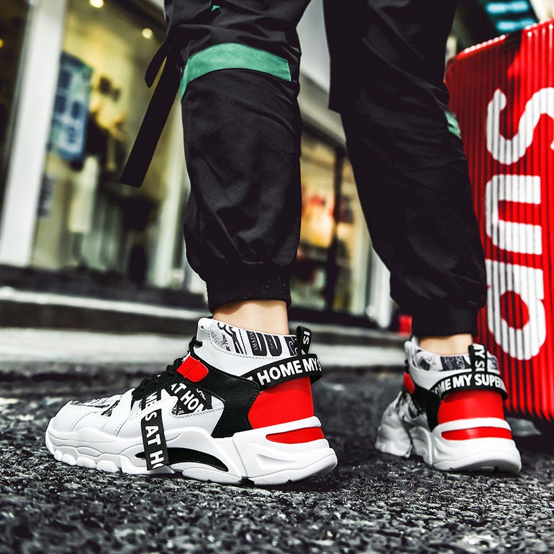 Large Size High Top Chunky Man – Table Tennis Outfit Male Bewertung und Preis