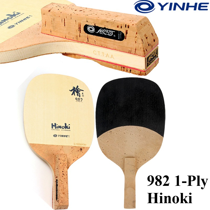 YINHE 982 1-Ply Solid Hinoki T – Table Tennis Venue Bewertung und Preis
