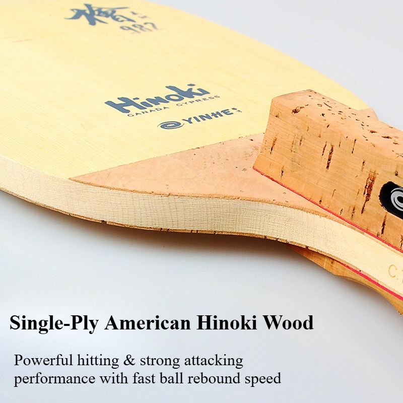 YINHE 982 1-Ply Solid Hinoki T – Table Tennis Venue Bewertung und Preis