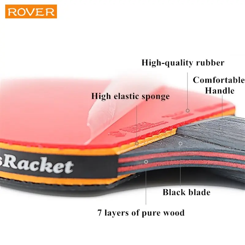 5/6 Star Table Tennis Racket 2 – Table Tennis Paddle Set Bewertung und Preis