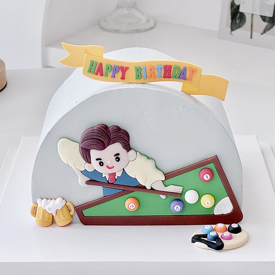Billiard Cake Birthday Decorat – Table Tennis Venue Bewertung und Preis