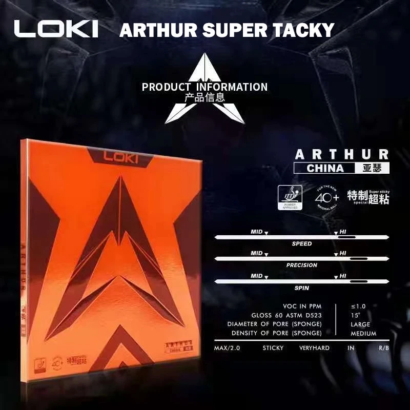 Original LOKI ARTHUR Europe/As – Table Tennis Grip Bewertung und Preis