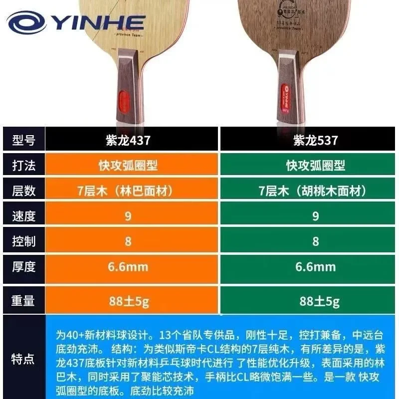 YINHE Table Tennis Racket Bott – Table Tennis Zhang Jike Bewertung und Preis