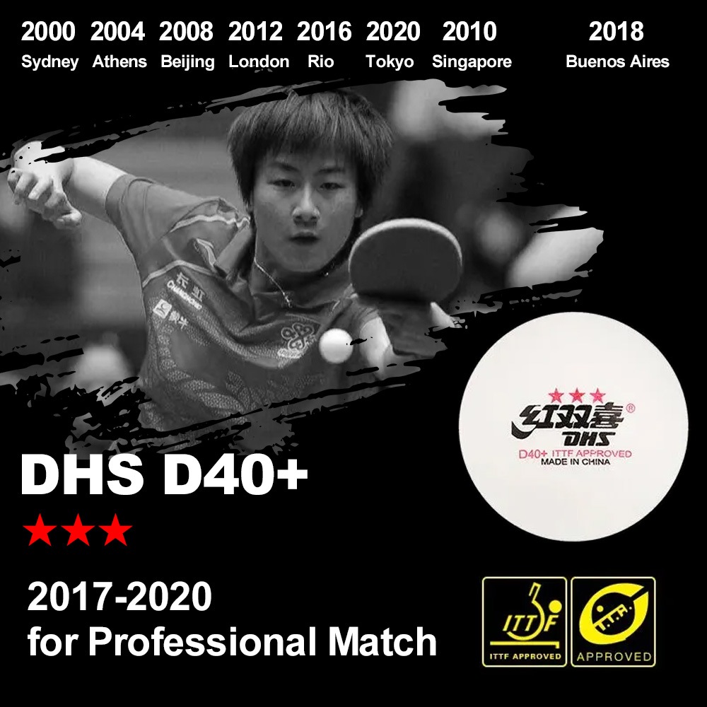 DHS D40+ DJ40+ Ping Pong Balls – Table Tennis How To Play Bewertung und Preis